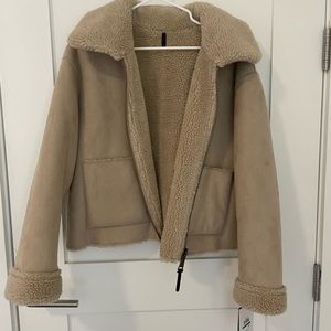 Reversible Faux suede Jacket
